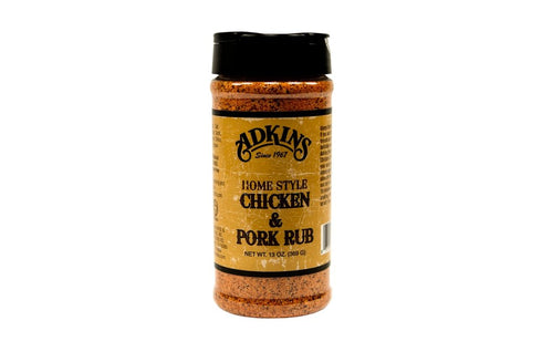 Adkins Home Style Chicken & Pork Rub 13 OZ All Natural