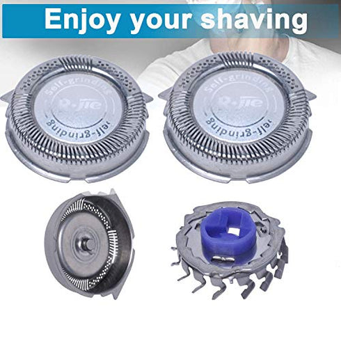 HQ8 Shaving Heads, Shaver Heads Blades Replacement for Phi-lip-s Norelco Electric Shaving Head Razor Blades PT720 PT724 PT730 AT810 AT830 HQ8160 8890XL (3 Pack)