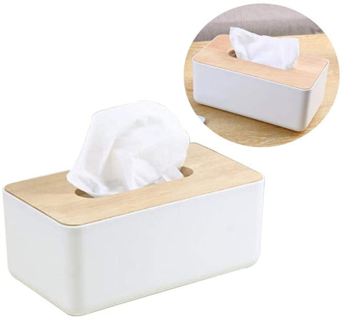 Cabilock Modern Tissue Cover Rectangular Tissue Container Tissue Paper Box for Bathroom Home Office Living Room?23x13x10cm