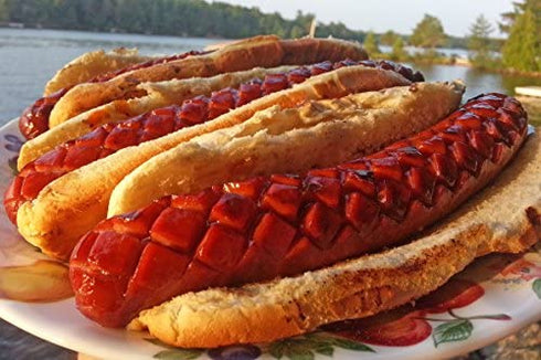 SLOTDOG - Hot Dog Slicing Tool - 10 inch - Red