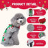 DOGGYZSTYLE Dog Cat Ugly Christmas Sweater Boy Girl Xmas Pet Clothes Holiday Puppy Costume New Year Gifts for Small Medium Large Dogs Outfits (XXS, Grey Elf)