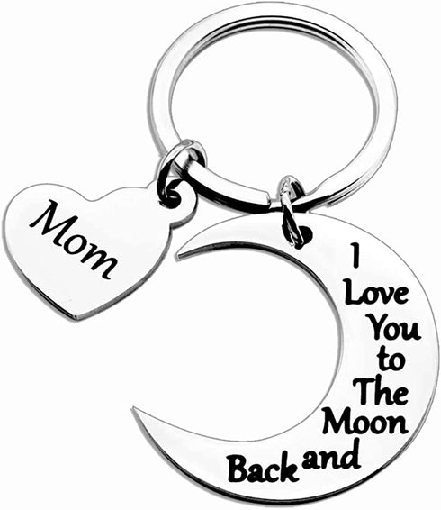 Mothers Day Gifts for Mom Keychain Mother Mum Gifts From Daughter Son In Law Birthday Present From Kids Stocking Stuffer