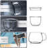 Lezero 13 ounce Tea Cups Kits Loose Tea-leaf Brewing System, Thickened Glass Cups with Tea Infuser Basket and Lid, Simple Filtration Teacups Great for Family Daily