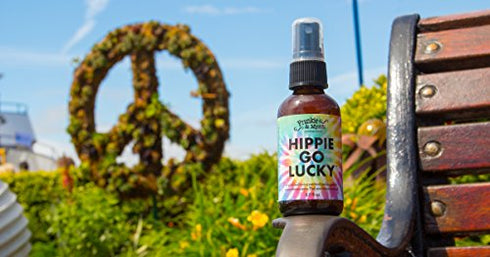 Hippie Go Lucky - Patchouli & Grapefruit Oil Perfume/Cologne | Earthy, Musky Freshwater Aromatherapy Spray for Relaxing Stimulation and Energy | Room, Linen and Body Mist