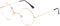 AZorb Blue Light Blocking Glasses for Women Men Retro Round Metal Frame Eyeglasses (Gold)