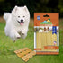 Himalayan Dog Chew Yak Cheese Dog Chews, 100% Natural, Long Lasting, Gluten Free, Healthy & Safe Dog Treats, Lactose & Grain Free, Protein Rich, Medium, Turmeric, 6 Chews per Pouch 3.3 oz