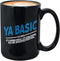 Sarcastic Coffee Mug 15oz Black, Ya Basic Slang Human Insult Sarcasm Funny Humor