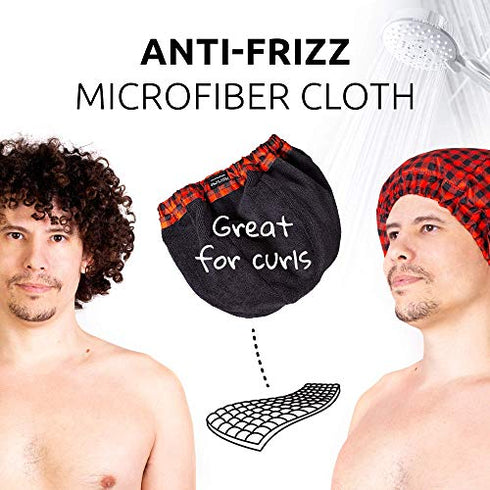 Shower Cap for Men. Stay dry, stay cool.