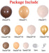 134pcs Brown Coffee Balloons Arch Garland Kit Nude Double-Stuffed Cream Peach Balloon for For Teddy Bear Safari Birthday Party Wedding Baby Bridal Shower Decorations