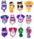 Dogs vs Squirls - Mystery Bag - 1pk - 4" Super-Soft & Bean-Filled Plushies! Collect These as Stocking Stuffers! Great for Advent Calendars - Great for Kids, Boys, & Girls!