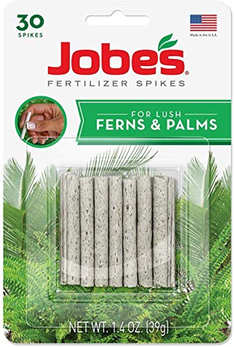 Jobe's Fern & Palm Indoor Fertilizer Food Spikes - 2 Packs of 30-Pack 5101