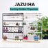 JAZUIHA Earrings Organizer 5-Layer 100 Holes Ear Stud Holder Earring Display Stand Wooden Base Jewelry Organizer for Hanging earrings (black)