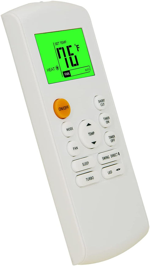 Replacement Remote Control for Midea MRCOOL FRIMEC Klimaire AC Air Conditioner RG57B1/BGE RG57B2/BGE RG57B/BGE RG57/BGE RG57A/BGE RG57A6/BGEF RG57A7/BGEF RG57A6/BGEFU1 RG57E1/BGEU1 RG57H3/BGEFU1