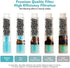 Scotte Pipe Filters Nanocrystalline 9mm Pipe Filter Newest 100 pcs Professional Filter Element for Smoking Pipe