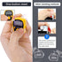 CG LED Finger Tally Counter, 5-Pack Digital Electronic Tasbeeh Counters, Lap Track Handheld Clicker with Ring, Re-settable Digits Display for People Muslims, by Black White Red Orange Blue Five colors