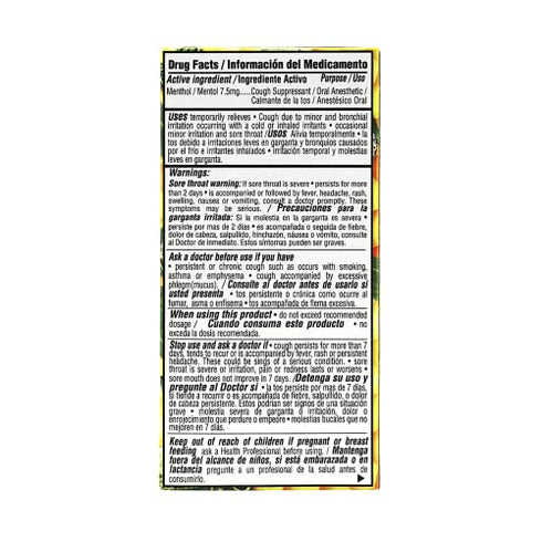 Broncolin Pastillas - Cough Drops - Hard Candy, 16 Count (Pack of 1) (OI-31686)
