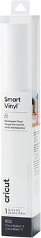 Cricut Smart Permanent Vinyl (13in x 3ft, White) for Cricut Explore 3 and Maker 3, Create DIY Projects, Decals, Stickers & More, All-Weather & Fade-Proof, Ideal for Outdoor Use