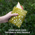 Reusable Food Wraps w/Beeswax Assorted 9 Packs - Eco-Friendly Reusable Wraps, Biodegradable, Zero Waste, Organic, Sustainable, Plastic-Free Food Storage, 5S, 3M, 1L w/ Abstract Curves Pattern