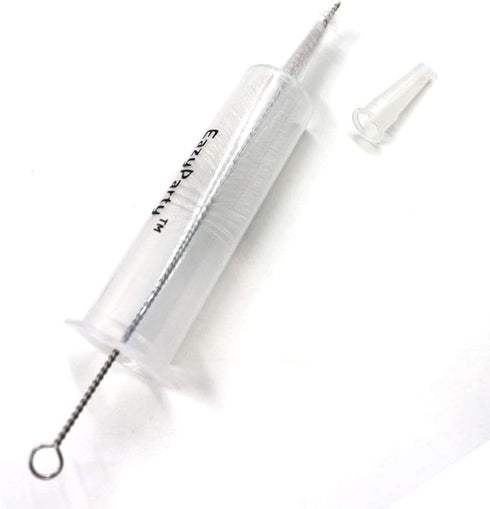Jello Party Syringes with 5 Extra Caps, 30 Pack Reusable 2oz Plastic Party shots Syringes, and Cleaning Brush,great for filling Jello, Pudding, Patrick's Day, Graduation party