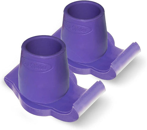 Top Glides DuraSki Extra Durable Walker Glide Skis for 1 1/8 Inch Tubes (Purple)