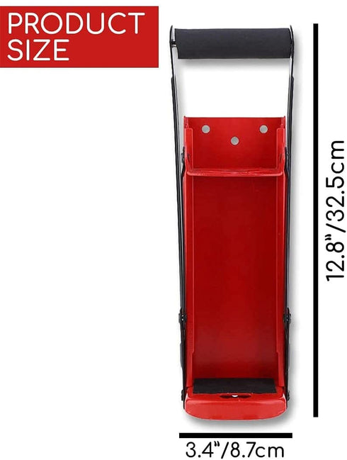 Red Can Crusher Wall Mounted Aluminum Can Crusher 16oz 12oz 8oz Heavy Duty Can Crushers For Recycling Wall Mounted Beer Can Opener And Crush Bottle Two Features In One Can Press