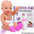 Click N' Play Baby Girl Doll Caring and Feeding Accessories Set (Doll not Included), Pink