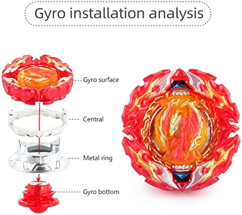 EssTe Battling Tops Burst B-191 Gyro Toys for Kids with Launcher (B-191-02)