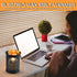 Metal Wax Melt Warmer kobodon Candle Wax Warmer for Scented Wax Melter Electric Wax Burner Wax Melts Wax Cubes Black Candle Lamp for Home Office Decor(Tree)