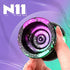 MAGICYOYO Professional N11 Unresponsive Yoyo for Kids, Metal Trick Yoyo for Adults, Alloy Aluminum Professional yo-yos with 4 Colors Yoyo Ball, Bonus 5 Yoyo Strings, Yo Yo Glove and Yo-yo Bag