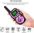 Huaker Kids Walkie Talkies,3 Pack 22 Channels 2 Way Radio Toy with Flashlight and LCD Screen,3 Miles Range Walkie Talkies for Kids Outside Adventures, Camping, Hiking
