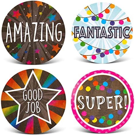1000 Pieces Motivational Classroom Stickers for Kids, Student Rewards, Teachers Supplies (1.5 Inches)