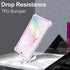 KSELF Case for Samsung Galaxy Note 10 Plus Case with Screen Protector, Full Body Protective Hybrid Dual Layer Shockproof Acrylic Back Case Cover for Galaxy Note 10 Plus 5G 6.8 inch (White Pink)