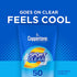 Coppertone SPORT Clear Sunscreen Lotion SPF 50, Water Resistant Sunscreen, Broad Spectrum SPF 50 Sunscreen, 5 Fl Oz Tube