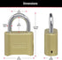 Master Lock 175D Locker Lock Set Your Own Combination Padlock, 1 Pack, Brass Finish