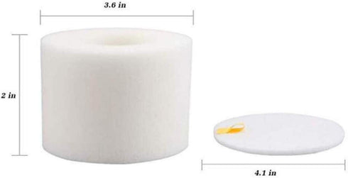HIMrHEPA 2 Pack Vacuum Filters Compatible with Shark APEX AX910 AX912 QU922Q DuoClean Powered Lift-Away Speed Vacuums. Compare to Part # XPRHF910 & XFF680