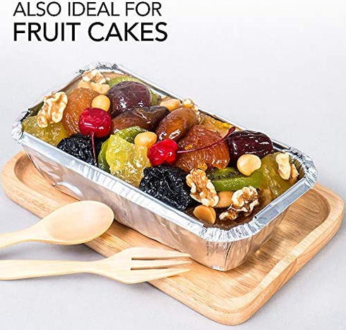 Aluminum Pans Mini Loaf Pans (30 Pack) Disposable Aluminum Foil 1 Lb Small Bread Tin Pans - 1 Pound Loaf Pans - 6 x 3.5 x 2
