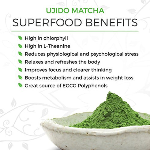 Ujido Japanese Roasted Matcha Green Tea Powder (Hojicha), 2 Ounce