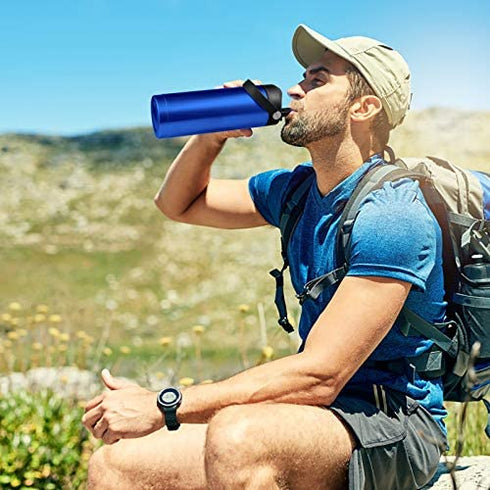 FLORAPELL Straw lid for Yeti Rambler 18 26 36 64 oz, Lid with Straws and Flexible Handle, Replacement Cap for Yeti 18oz 26oz 36oz 64oz Rambler Water Bottle Straw Cap