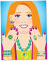 Melissa & Doug Jewelry and Nails Glitter Sticker Pad - 360+ Stickers, 15 Faces