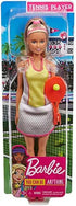 Barbie Blonde Tennis Player Doll with Tennis Outfit, Racket and Ball