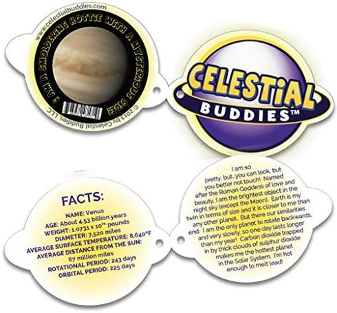 Celestial Buddies Venus Buddy Science Astronomy Space Solar System Educational Plush Blue Planet Toys