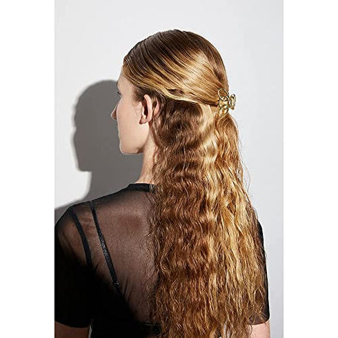 Small Hair Clips Metal Hair Claw Clips for Women Girls, 2 Inch Medium Claw Clips for Thin/Medium Thick Hair, Non Slip Hair Jaw Clips Strong Hair Clamps for Fine Hair (Black, Silver, Gold, Rose Gold)
