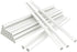 White Plastic Cake Dowel Rods for Tiered Cake Construction and Stacking Supporting Cake Round Dowels Straws with 0.4 Inch Diameter (12 Inch)