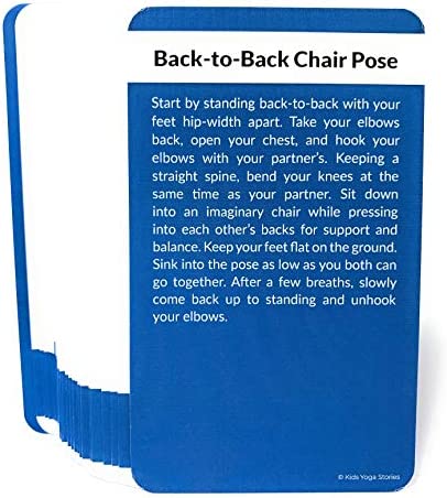 40 Partner Yoga Poses Cards for Kids: Connect, be Active, and Have Fun!