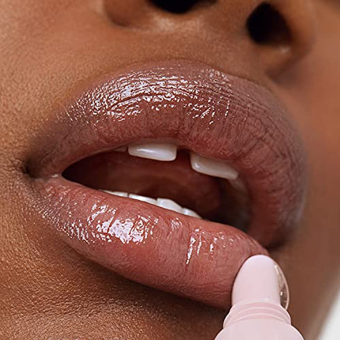 Versed Silk Slip Conditioning Lip Oil, Clear - Lip Balm + Gloss Alternative with Jojoba Oil + Vitamin E - Long-Lasting Lip Moisturizer to Soften + Smooth Dry, Chapped Lips - Vegan (0.3 oz)