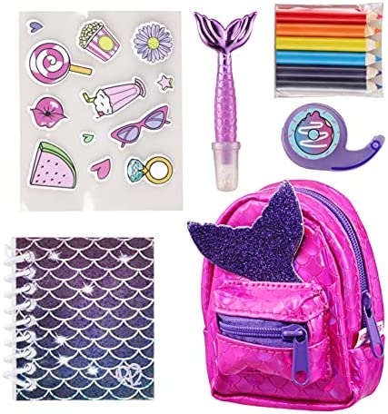 REAL LITTLES - Collectible Micro Backpack and Micro Handbag with 12 Micro Working Surprises Inside!, Multicolor (25324)