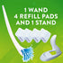 Scrubbing Bubbles Fresh Brush Toilet Bowl Cleaning System Starter Kit, Stain Removing, Citrus Action Scent, Includes: Wand + 4 Refills + 1 Stand