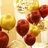 Burgundy Balloons Maroon Gold Graduation Decorations 2023/Burgundy Gold Birthday Party Decorations Women/Fall Balloons Fall Bridal Shower Decorations/Fall Party/Wedding