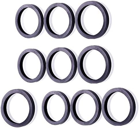 6 Gas Spout Gaskets Replacement Rubber Fuel Can Spout Seals for Universal Plastic 5 Gal 10 20L Fuel Tank Spout