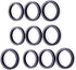 6 Gas Spout Gaskets Replacement Rubber Fuel Can Spout Seals for Universal Plastic 5 Gal 10 20L Fuel Tank Spout